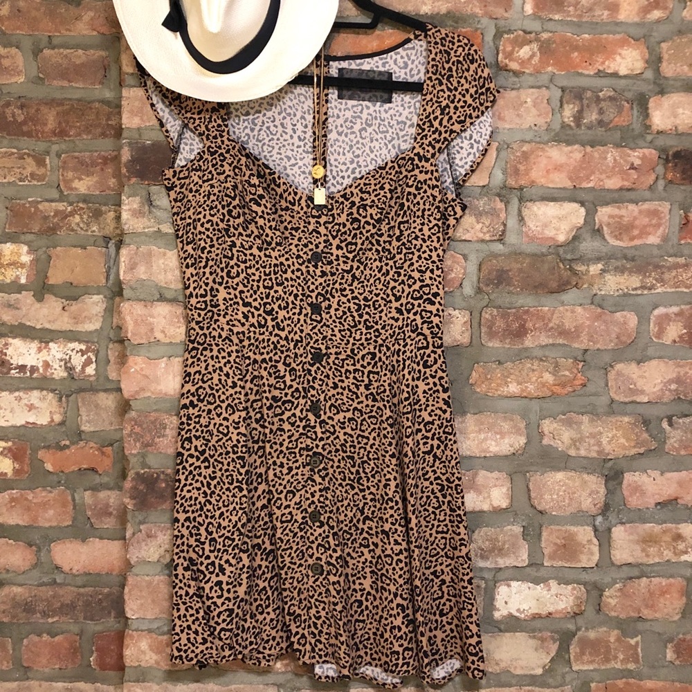 Reformation Leopard Print Dress